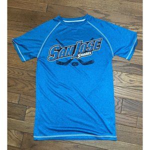 San Jose Sharks Mens Small Athletic Short Sleeve Shirt NHL Official Licensed